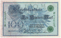 Germany 1 100 Mark,  7. 2.1908